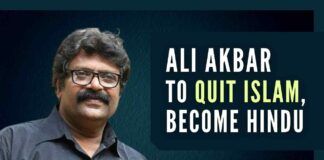 Director Ali Akbar has changed his name after announcing that he is quitting religion