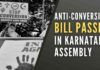 Amid protests from the Opposition, Karnataka Assembly passed the anti-conversion bill