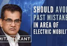 In a push towards electric mobility, renewables sector, Niti Aayog CEO said that there is no future for companies that do not go green