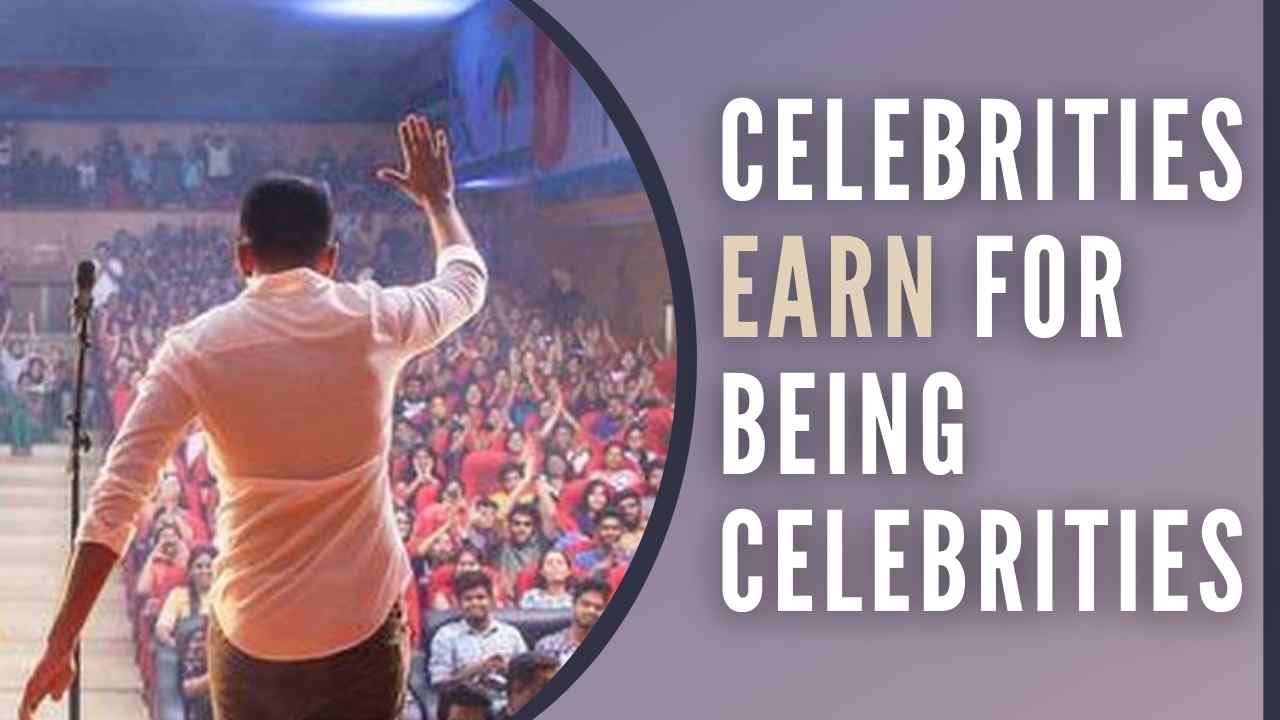 Celebrities earn for being celebrities and mango people should not ape