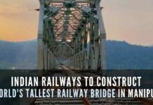 The 111 km-long Jiribam-Imphal railway lines will reduce travel time from the existing 10-12 hours to 2.5 hours