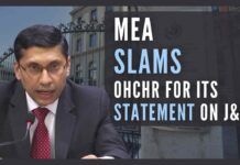OHCHR in its statement makes baseless, unfounded allegations against law enforcement authorities and security forces of India, MEA said