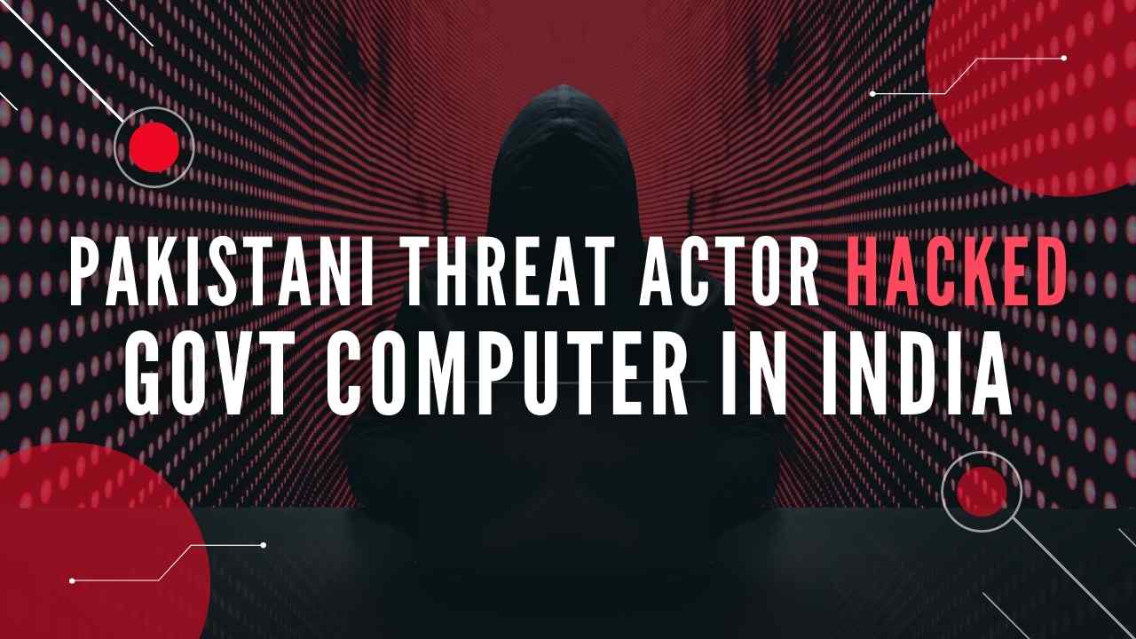 Pakistani threat actor hacked government computer in India to steal ...