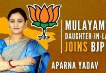 Aparna joined the BJP just three weeks ahead of the first phase of polling in Uttar Pradesh