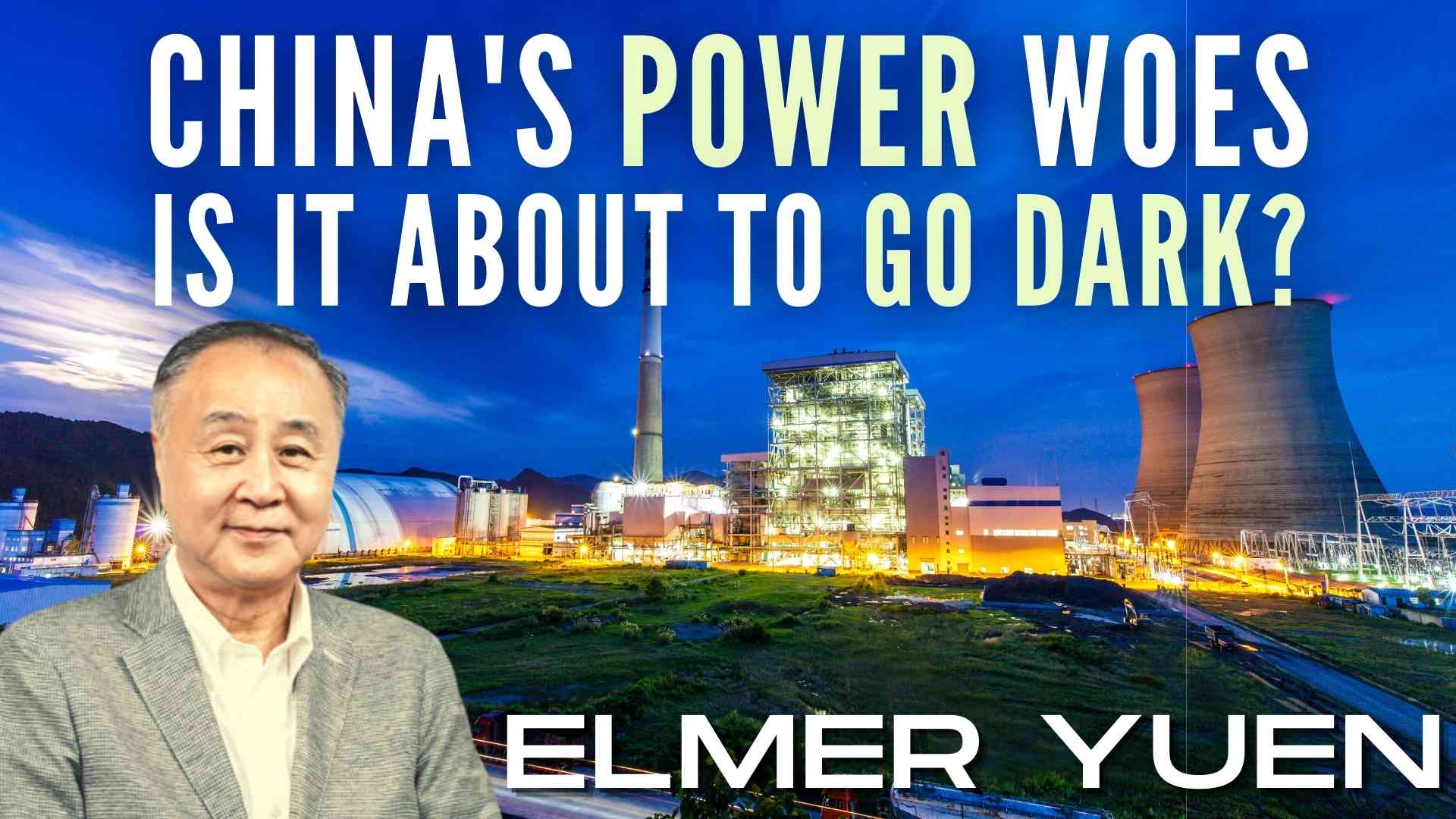 Elmer Yuen | In a wide-ranging discussion on China's power woes, Elmer Yuen explains what is playing out in China, now that even Indonesia has stopped exporting coal. On top of that one of the Nuclear power plant, a joint venture with France has developed issues - watch this video to find out why Elmer suspect China's role in Kudankulam Unit 2 power outage.