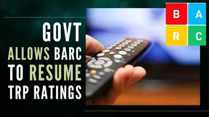 As per the revised system, the reporting of news and niche genres will now be on a four-week rolling average concept, the Ministry said