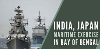 The exercise was aimed at strengthening bilateral relations, promoting defence cooperation, enhancing mutual understanding and interoperability between the two navies and sharing best practices