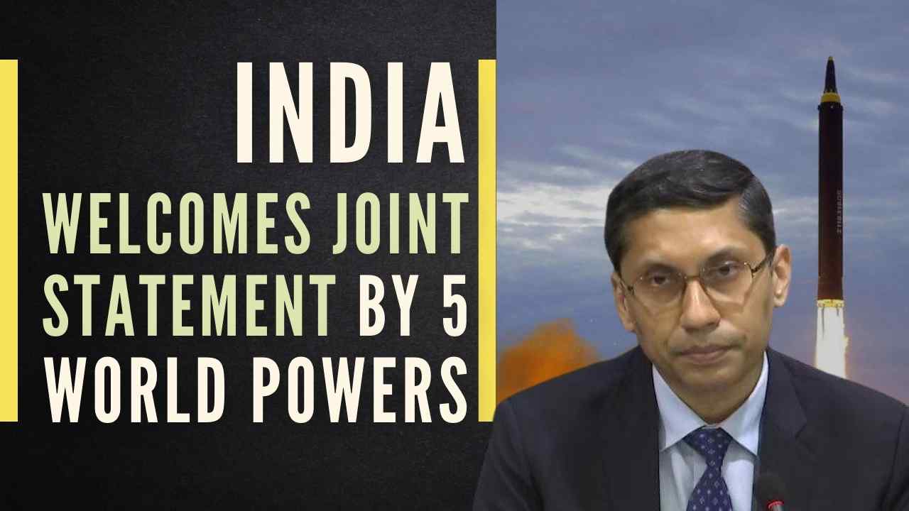While it is nice to know that India has welcomed the joint statement, what about the rumored supply of nuclear missile production technology by China to 5 Islamic countries?