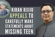 Arunachal teen Miram Taron has been missing since January 18 from the area close to LAC