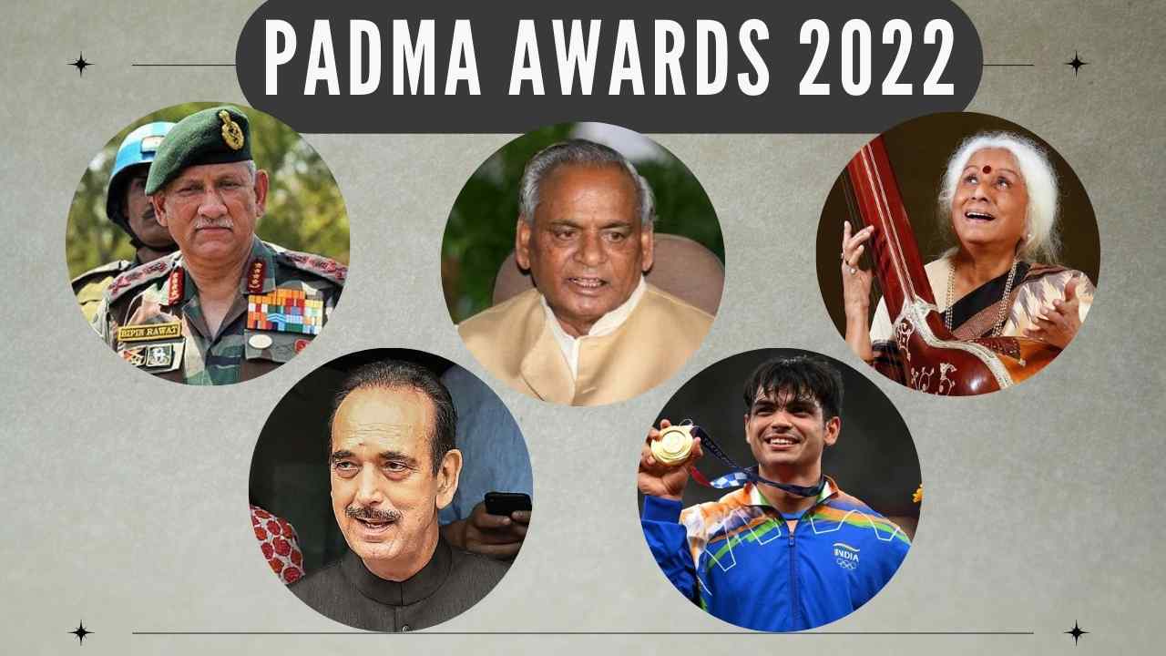 The list of Padma awards announced on the eve of Republic Day include 4 Padma Vibhushan, 17 Padma Bhushan, and 107 Padma Shri awards