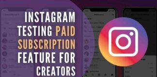 The company said in an official release, “Based on strong creator feedback, we’re ready to now bring this business model to creators on Instagram”