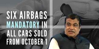 Centre has asked the automakers to provide two side airbags and two curtain airbags, to protect those seated in the rear seats, in addition to the already required two airbags for all vehicles