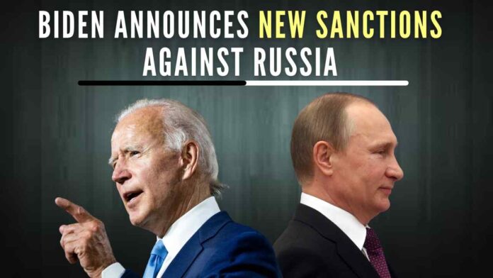 Biden however, reiterated that the sanctions were 