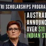 During the joint press brief, the Australian Foreign Minister also announced a series of new initiatives to boost the education and cultural ties between Australia and India