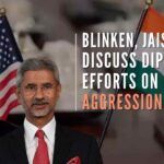 This was the first in-person meeting between Jaishankar and Blinken since they met in October in Rome on the sidelines of the G20 meeting