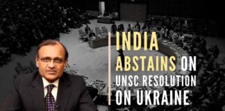 In the vote for UN Security Council resolution by the US, India abstained as it called for the immediate cessation of hostilities