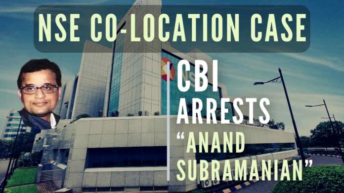 This is the first arrest in the NSE co-location case registered by it in 2018. Subramanian had served as advisor to Chitra Ramkrishna, former NSE Chairman