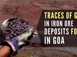 The research paper states that it is the first such report on "the detection of gold from the BHQ (banded hematite quartzite) and the BMQ (banded magnetite quartzite) of Goa".