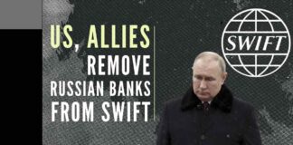 Excluding Russian banks from SWIFT restricts Russia’s access to financial markets across the world