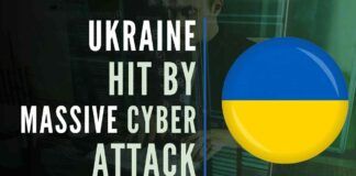 On some of the websites, a text in 3 languages -- Ukrainian, Polish, and Russian -- stated that all data uploaded to the network by Ukrainians had become public
