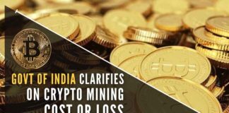 Crypto tax on gains but no deductions on losses incurred, says Government of India