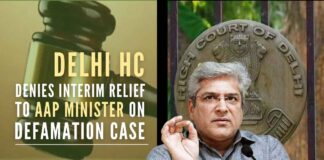 The court dismissed an interim application by AAP Minister Kailash Gahlot seeking to injunct Gupta, who made statements on alleged irregularities in the procurement of 1,000 low-floor buses by the DTC