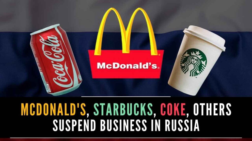 McDonald’s, CocaCola, Starbucks, and others add themselves to the list