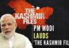PM Modi expresses his support for ‘The Kashmir Files’ which is based on true incidents depicting brutal genocide and exodus of Kashmiri Hindus