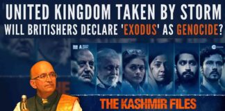 The Kashmir Files takes the UK by storm. Britain has the dubious distinction of sheltering organizations like the JKLF and their ilk and not doing anything about their activities back home. Pt. Satish K Sharma looks at the impact of the movie on the genocide that was attempted on Kashmiri Hindus, the British apathy & reactions of theaters messing up the showing to hide the truth.