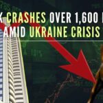 Sensex crashes over 1,600 points amid Ukraine crisis