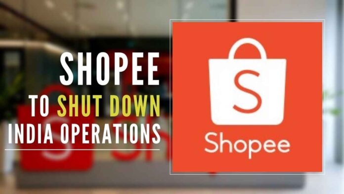 Shopee said in a statement its withdrawal came 