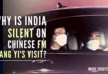 Strange is the silence maintained by the GOI on the current visit of Chinese Foreign Minister Wang Yi