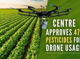 Drone operators will have to adhere to the agriculture ministry’s SOP for using drones to spray pesticides and nutrients