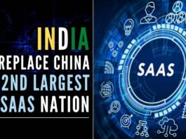 India is gearing to supersede China as the second largest SaaS nation in the next few years