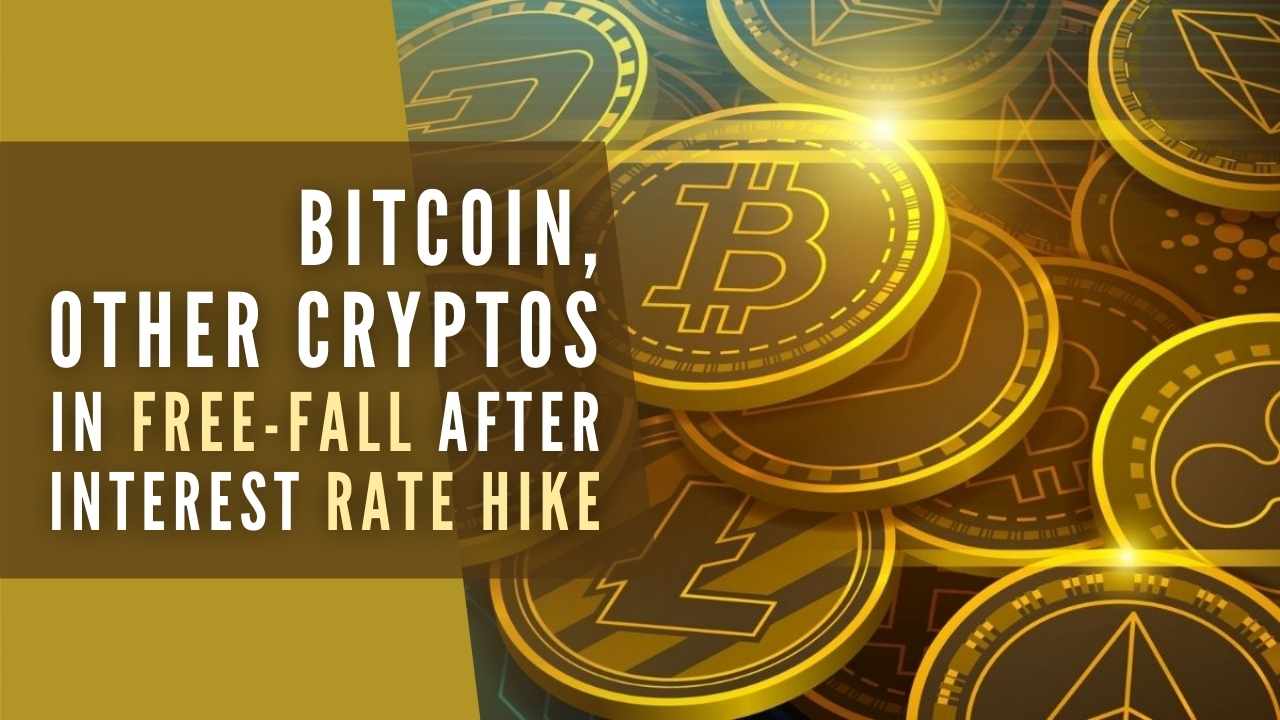 Bitcoin, other cryptocurrencies witness a massive slump amid interest rate  hike - PGurus