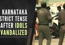Tension gripped the Arasikere taluk in Karnataka's Hassan district on Tuesday after the vandalisation of idols in a temple by miscreants