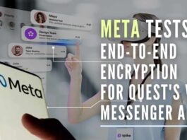 With the new v40 software update, Meta is testing optional E2EE for Messenger's one-on-one messages and calls in VR