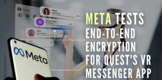 With the new v40 software update, Meta is testing optional E2EE for Messenger's one-on-one messages and calls in VR