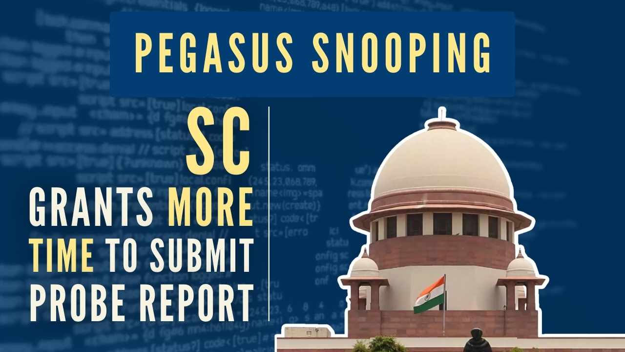 Pegasus snooping SC extends 4 weeks' time for submitting the final