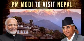 PM Modi on a visit to Buddhist and Hindu places of worship in Nepal - a new approach?