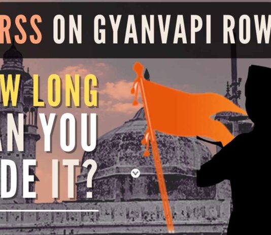 Amid an ongoing row over the Gyanvapi masjid, RSS said that the 'truth' behind the religious site's origins should come out
