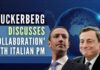 The Italian PM's office did not issue a statement about the Draghi-Zuckerberg meeting, though an official confirmed that the meeting took place