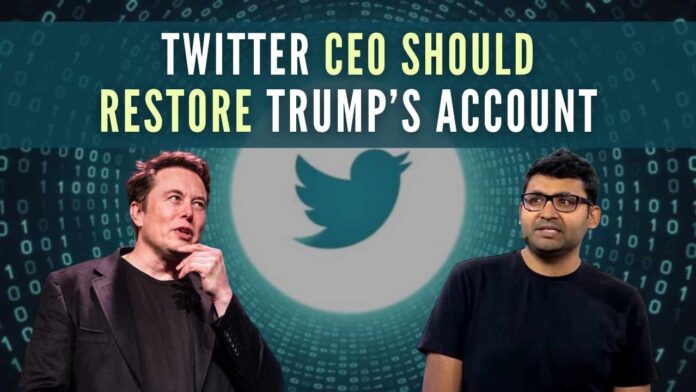 On Tuesday Elon Musk said he would reverse Twitter's ban on former President Donald Trump if his acquisition goes through