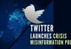 Twitter said that during periods of crisis access to credible, authoritative information and services is even more important