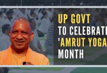 The period from May 21 to June 21 will be celebrated as 'Amrut Yoga' month
