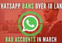 WhatsApp said that it also received 597 grievance reports in the same month from the country, and the accounts "actioned" were 74