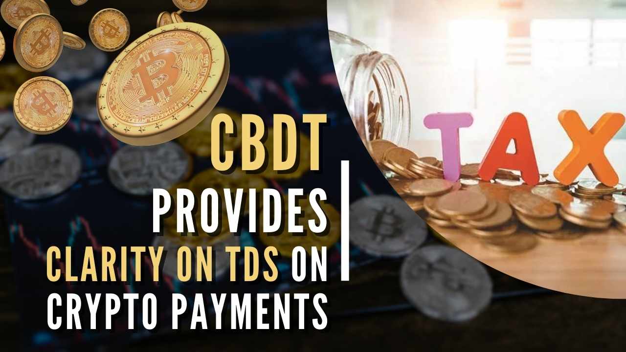 Income Tax Department says buyer to deduct TDS on peer-to-peer Cryptocoin  kind VDA transactions - PGurus