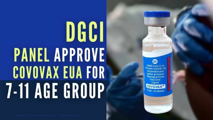 India`s drug regulator had approved Covovax for restricted use in emergency situations in adults on December 28, 2021, and in the 12-17 age group with certain conditions on March 9