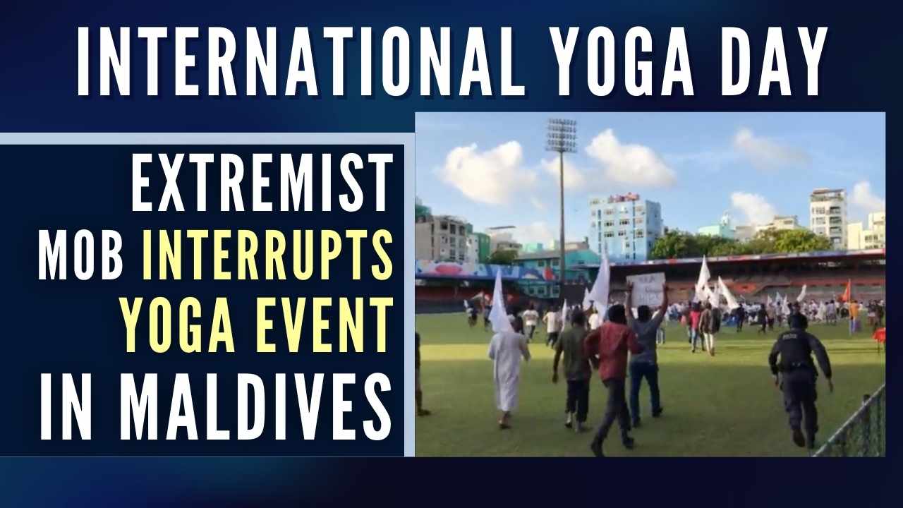 International Yoga Day: Extremist mob interrupts Yoga Day event in Maldives  - PGurus