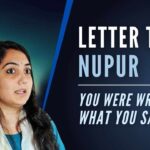 Nupur, you have put yourself, and your family, at grave risk for a party that backed away from standing with you